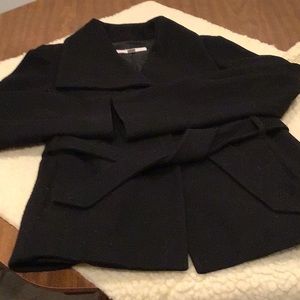 Ladies wool jacket with belt